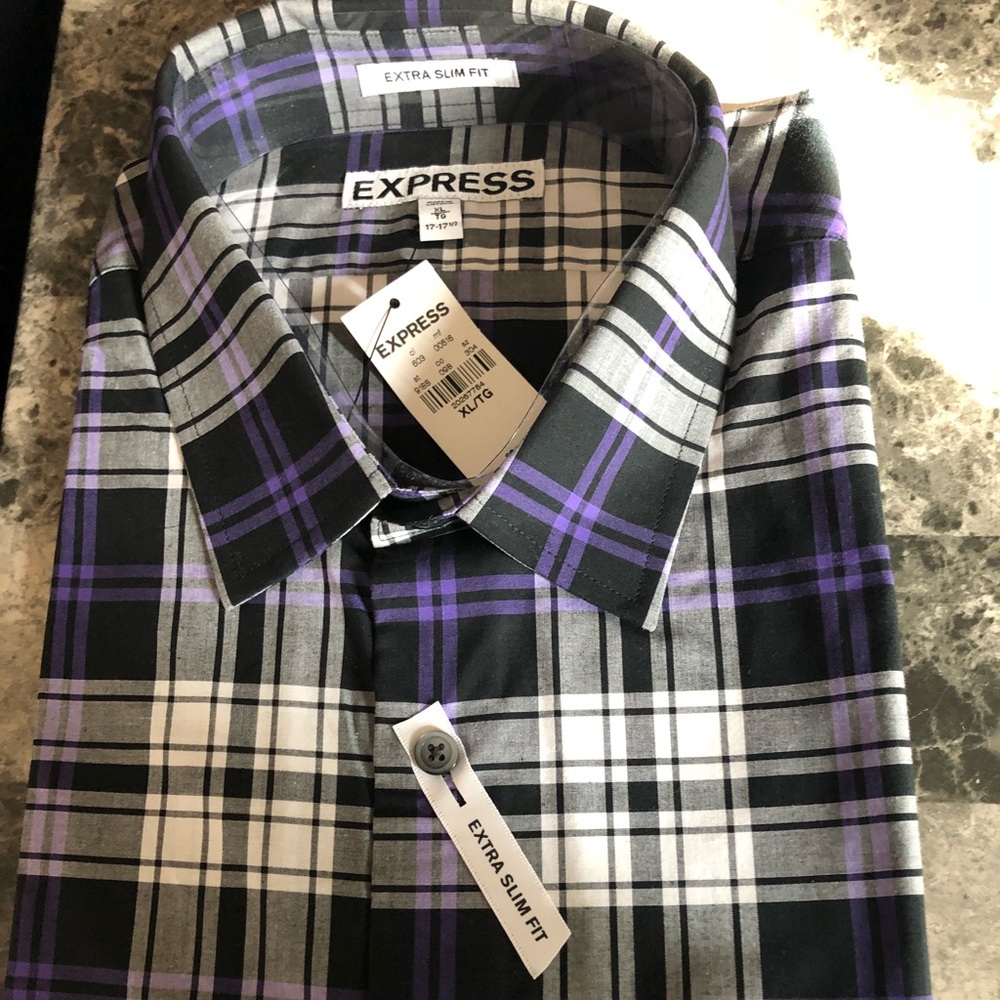 Extra Slim Fit Express Men’s dress shirt